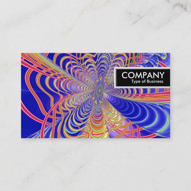 Carte De Visite Balise de bord - Abstrait fractal 061012d (Devant)