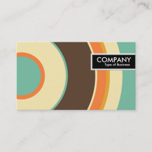 Carte De Visite Balise de bord - Cercle coloré 02