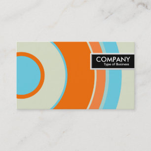 Carte De Visite Balise de bord - Cercle coloré 03