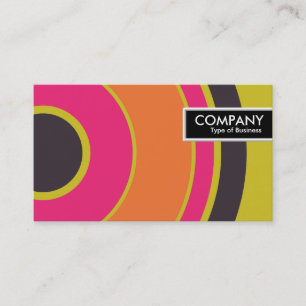 Carte De Visite Balise de bord - Cercle coloré 06