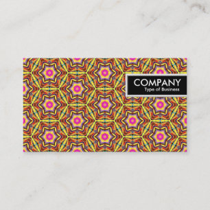 Carte De Visite Balise de bord - Géométrique colorée 01