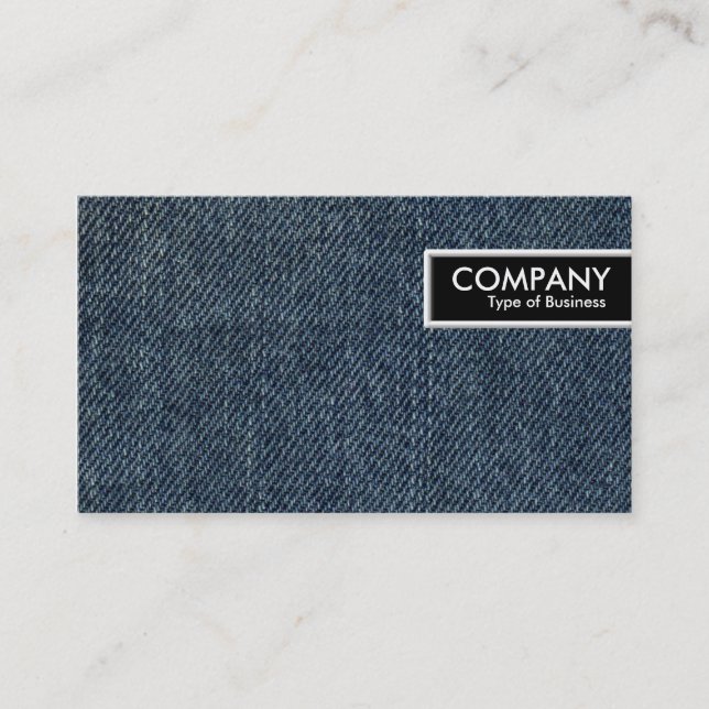 Carte De Visite Balise de bord - Jeans bleus anciens (Devant)