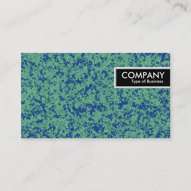 Carte De Visite Balise de bord - Marbre bleu vert (Devant)