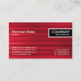 Carte De Visite Balise de bord - Texture rouge brossée