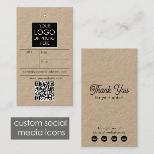 Carte De Visite Balise de couture pour vêtements de vente au détai