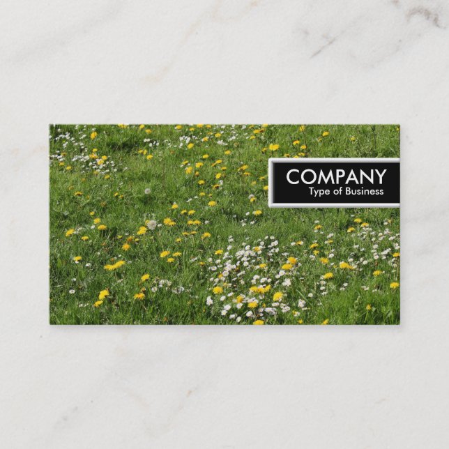Carte De Visite Balise Edge - Fleurs de prairie (Devant)