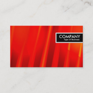 Carte De Visite Balise Edge - rouge chaud 02