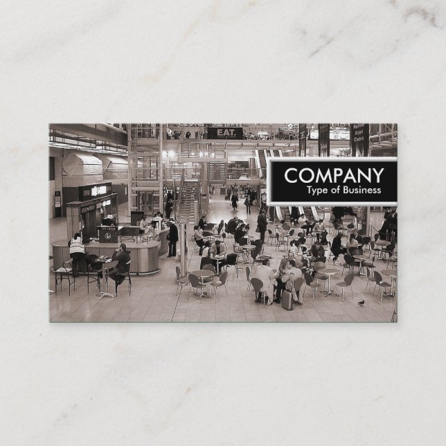Carte De Visite Balise Edge - Station Concourse Paddington Londres (Devant)