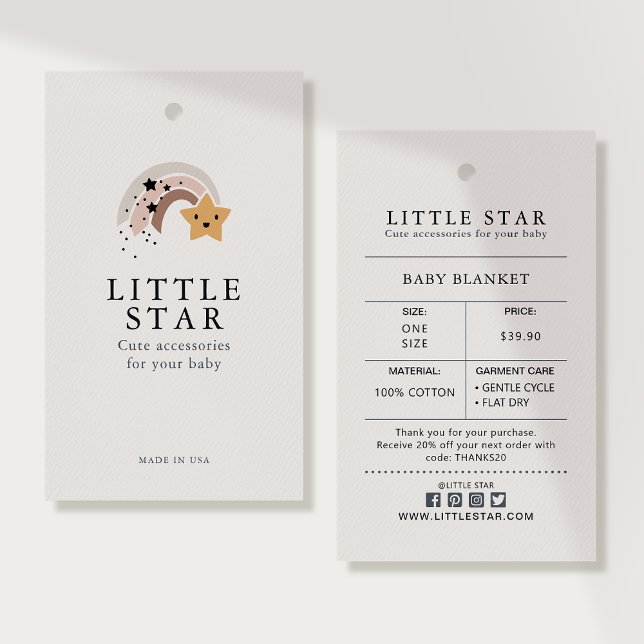 Carte De Visite Balise Hang avec prix, taille, style et social (Créateur téléchargé)