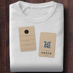 Carte De Visite Balise Hang du logo de l'entreprise Vêtements Swin