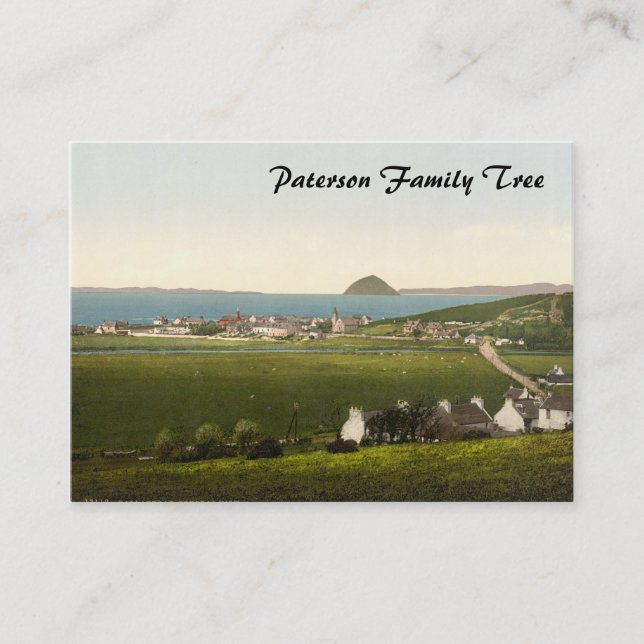 Carte De Visite Ballantrae, Ayr, Ecosse (Devant)