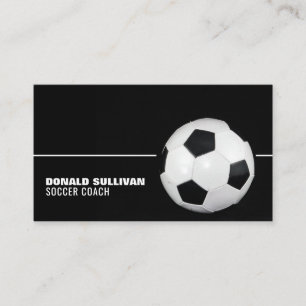 Carte De Visite Balle De Football, Joueur De Football/Entraîneur/R