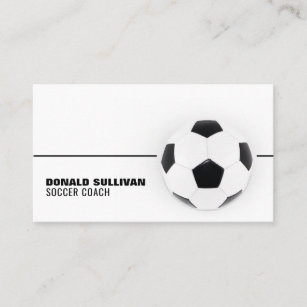 Cartes De Visite Club Football Zazzle Fr