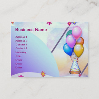 Carte De Visite ballons gonflables