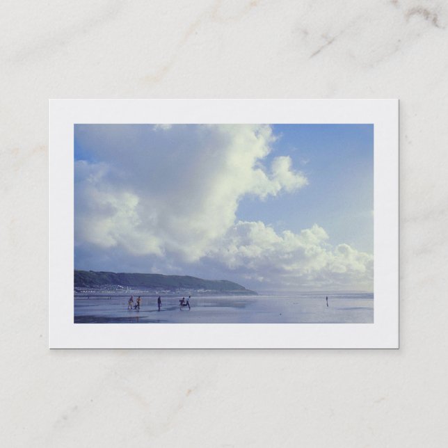 Carte De Visite Balnéaire (Bordé) (Devant)