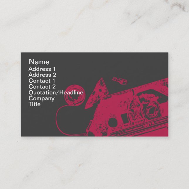 Carte De Visite Bande brisée - Business (Devant)
