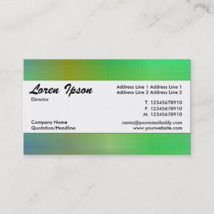 Carte De Visite Bande centrale 101