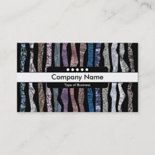 Carte De Visite Bande centrale 5 emplacements - Bandes minérales