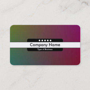 Carte De Visite Bande centrale 5 emplacements - Dégradé Y, M, B, R