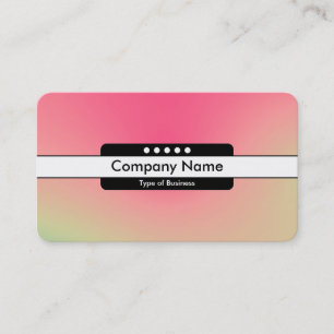 Carte De Visite Bande centrale 5 emplacements - Dégradé Y, M, B, R