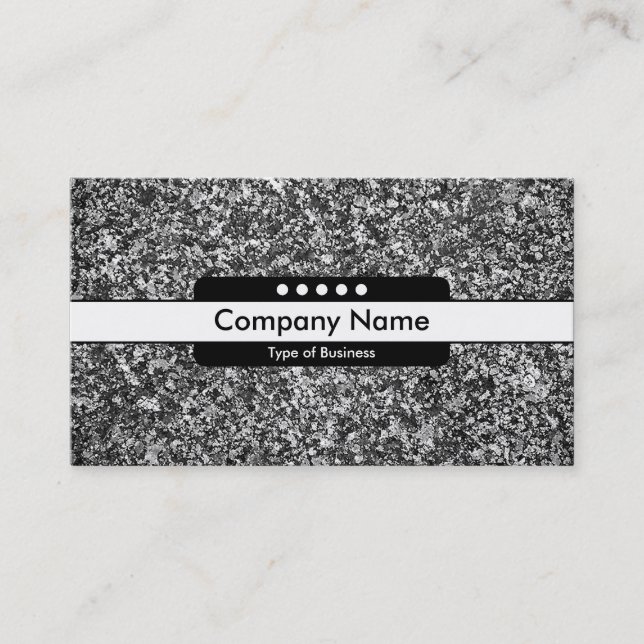 Carte De Visite Bande centrale 5 emplacements - Granite (Devant)