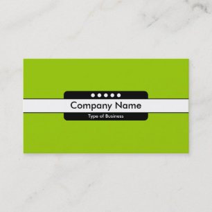 Carte De Visite Bande centrale 5 emplacements - Vert (99CC00)