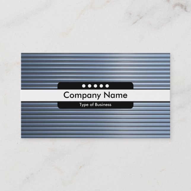 Carte De Visite Bande centrale 5 Spots - Tubes Chrome (Devant)