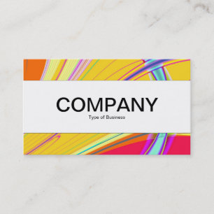 Carte De Visite Bande centrale - Abstraite fractale 061012e