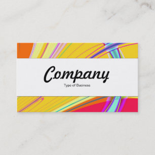 Carte De Visite Bande centrale - Abstraite fractale 061012e