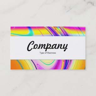 Carte De Visite Bande centrale - Abstraite fractale 061012f