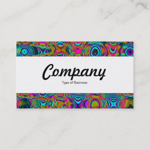 Carte De Visite Bande centrale - Abstraite fractale 19111a