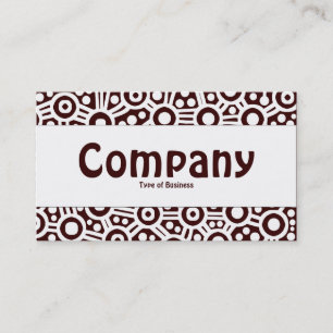 Carte De Visite Bande centrale - Circuits Aliens - Brown foncé