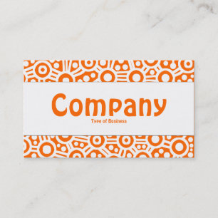 Carte De Visite Bande centrale - Circuits Aliens - Orange