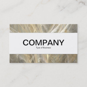 Carte De Visite Bande centrale - Flamme fractale