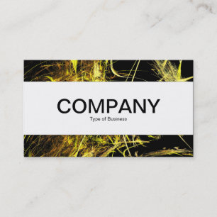 Carte De Visite Bande centrale - Flamme fractale 02