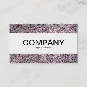 Carte De Visite Bande centrale - Granite chaud