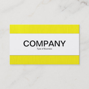 Carte De Visite Bande centrale - Jaune peint