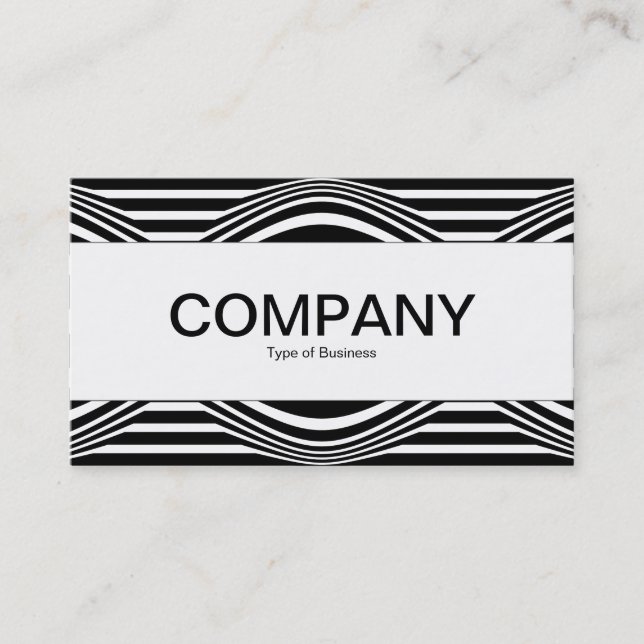 Carte De Visite Bande centrale - Op Art II (Devant)