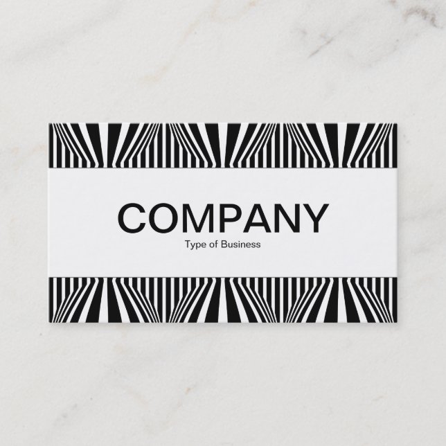 Carte De Visite Bande centrale - Op Art III (Devant)
