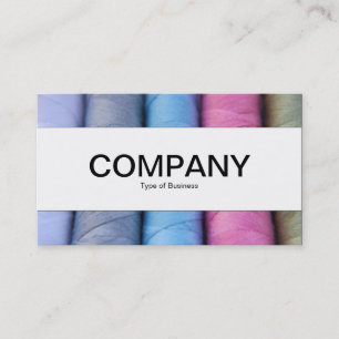 Carte De Visite Bande centrale - Roulettes de coton