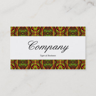 Carte De Visite Bande centrale - Script - Motif