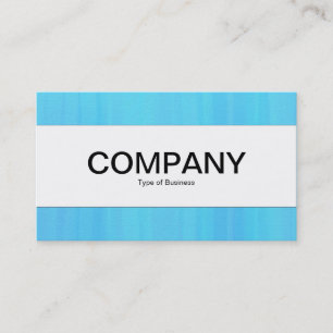 Carte De Visite Bande centrale - Texture peinte en bleu