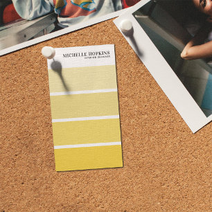 Carte De Visite Bande de couleur de peinture moderne   Concepteur 