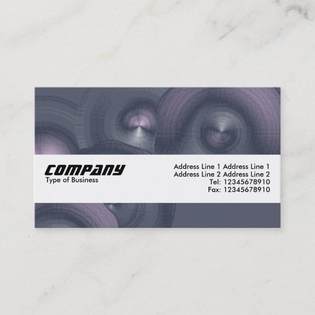 Carte De Visite Bande de texture - Cymbalisme (Devant)