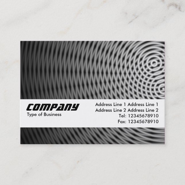 Carte De Visite Bande de texture - Rayon Lune (Devant)