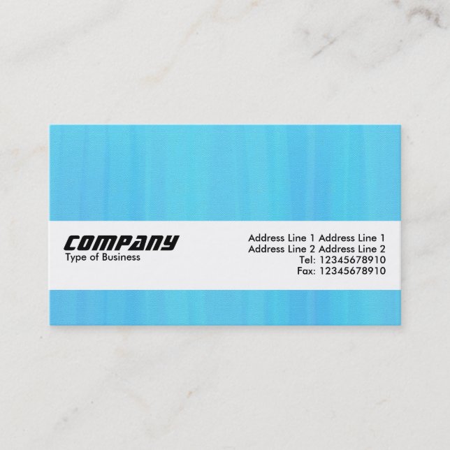 Carte De Visite Bande de texture - Texture peinte en bleu (Devant)