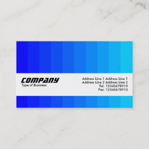 Carte De Visite Bande de texture - Transition de couleur - Blues