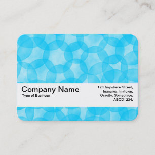 Carte De Visite Bande de texture V2 - Aquarelles - Bleu ciel