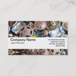 Carte De Visite Bande de texture V2 - Bling de marché aux puces