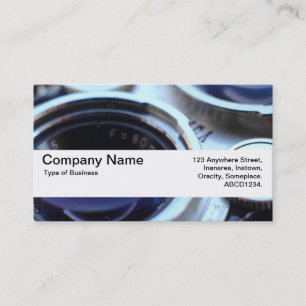 Carte De Visite Bande de texture V2 - Caméra TLR Vintage